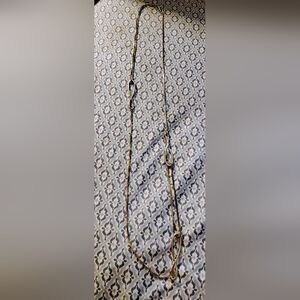 Alfani Silver-Tone Twist Station Strand Necklace, 42" + 2" extender
